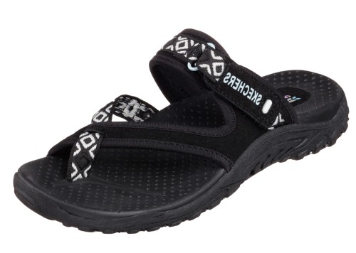 skechers women's reggae trailway flip flop