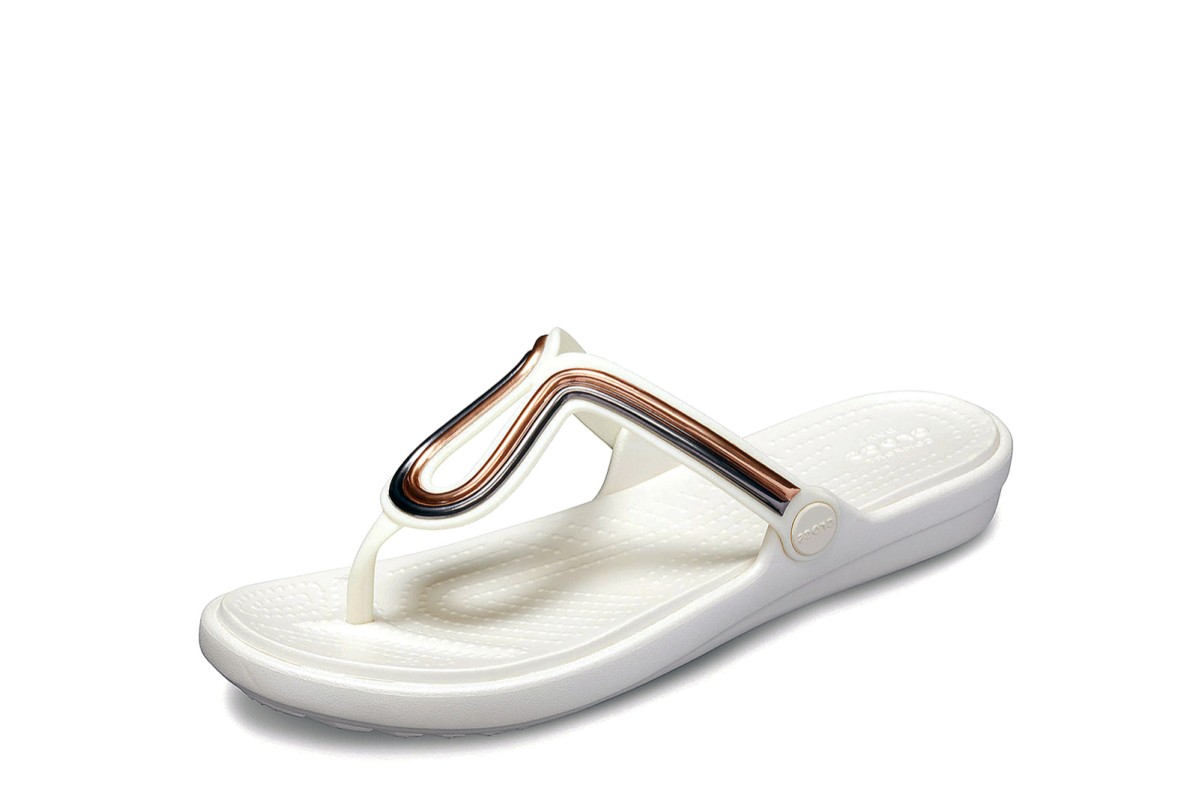 crocs comfort flip flops