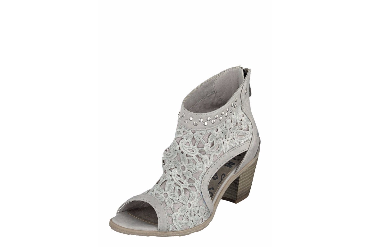 mustang grey ankle boots