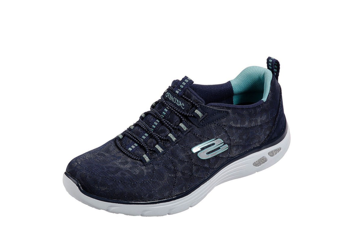 relaxed fit with memory foam skechers