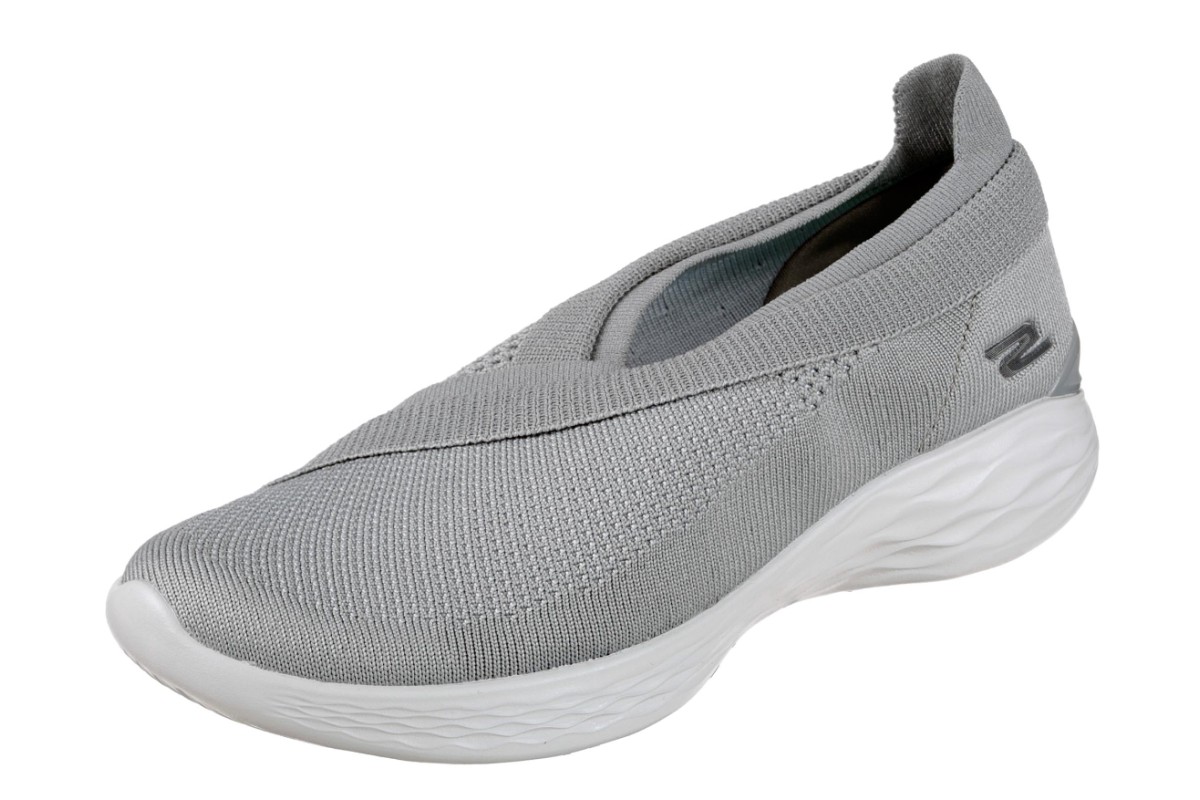 Luxe Grey Slip On Women's Comfort Shoes 