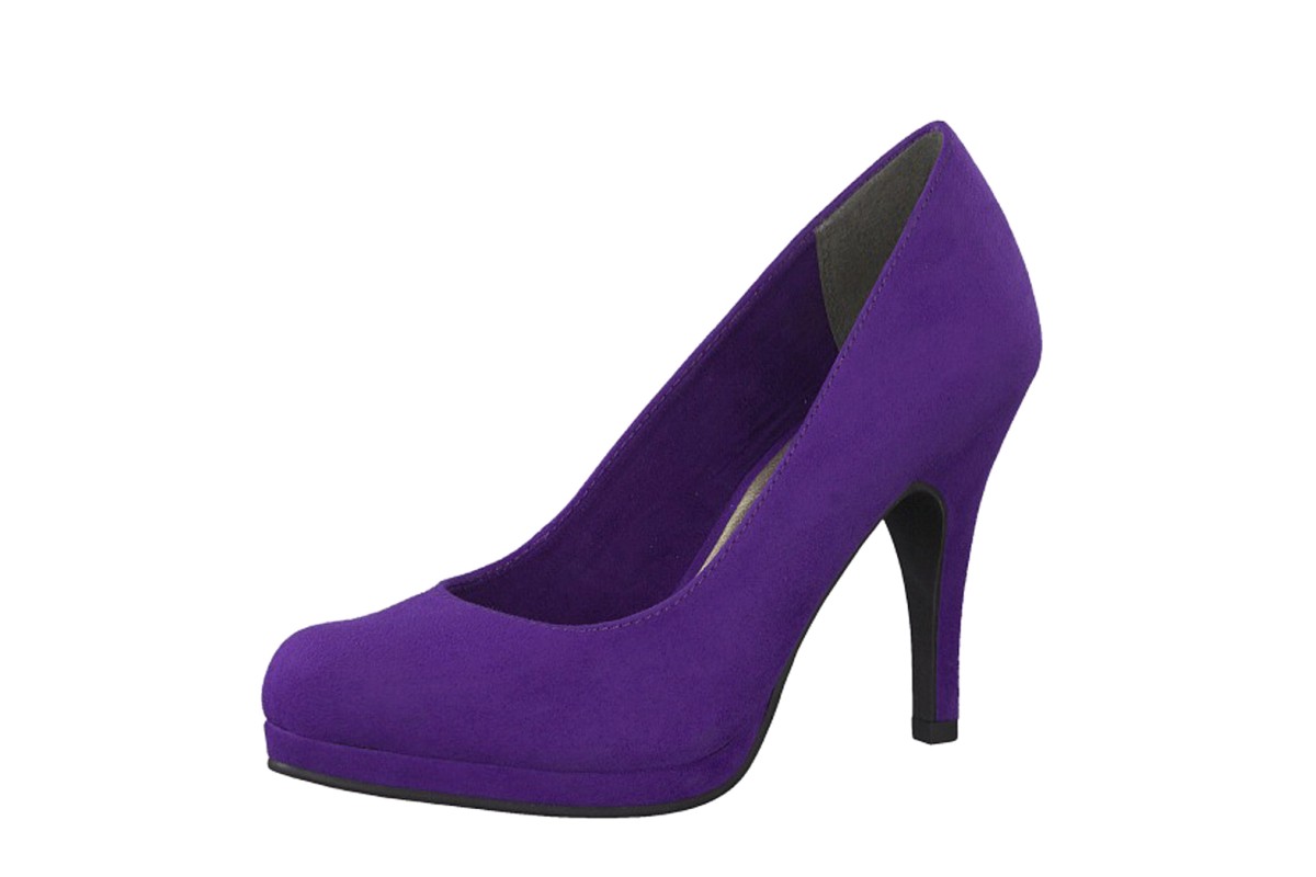 lilac court shoe